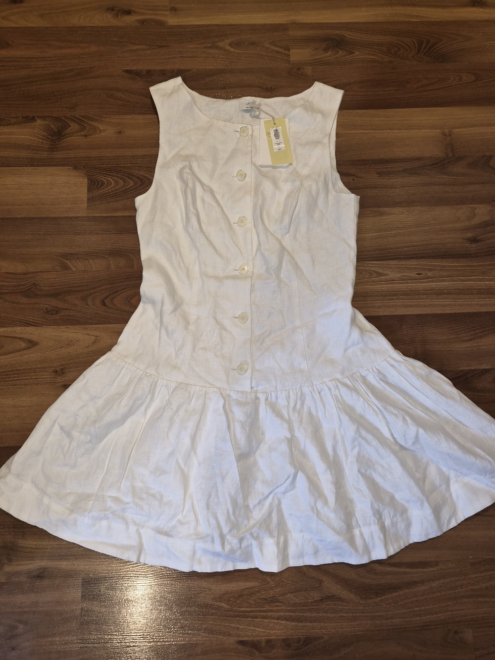 Aritzia Wilfred Snapdragon Linen Dress